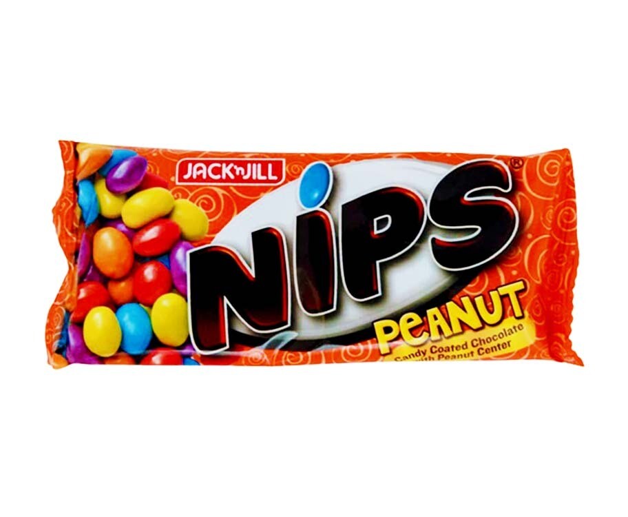 Jack &#39;n Jill Nips Peanut Candy Coated Chocolate with Peanut Center 43g