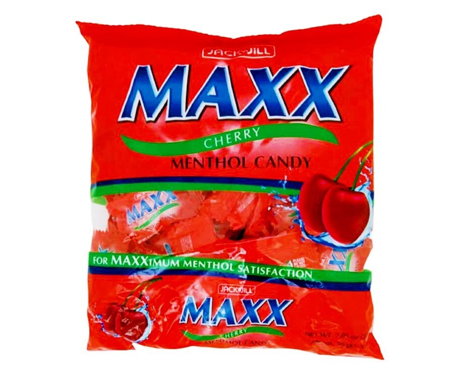 Jack 'n Jill Maxx Cherry Menthol Candy 50 Pieces 200g