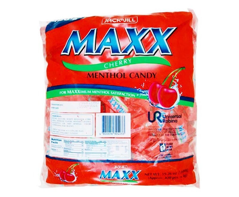 Jack 'n Jill Maxx Cherry Menthol Candy 420 Pieces 1680g
