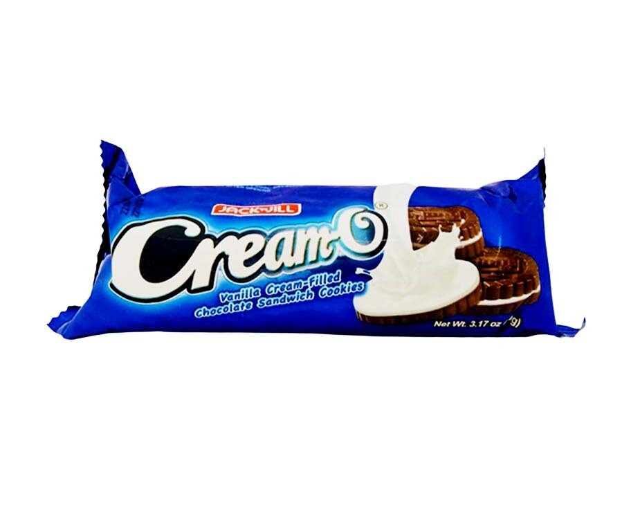 Jack &#39;n Jill Cream-O Vanilla Cream-Filled Chocolate Sandwich Cookies 90g