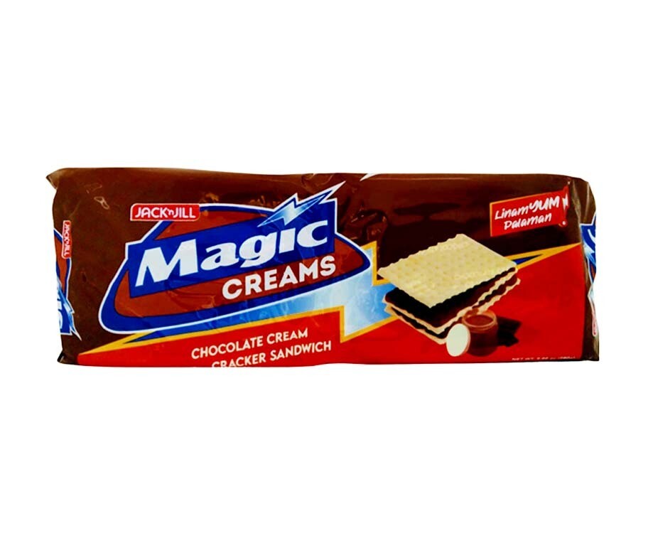 Jack 'n Jill Magic Creams Chocolate Cream Cracker Sandwich (10 Packs x 28g)