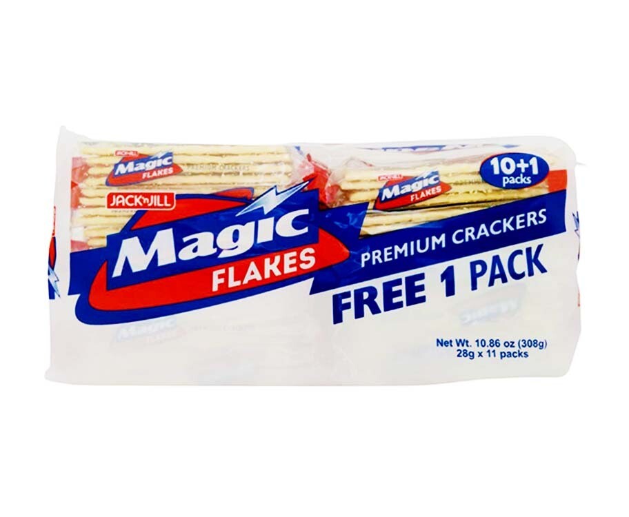 Jack 'n Jill Magic Flakes Premium Crackers (10 Packs x 28g)