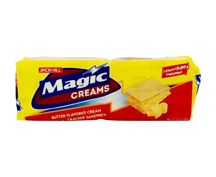 Jack 'n Jill Magic Creams Butter Flavored Cracker Sandwich (10 Packs x 28g)