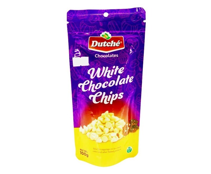 Dutché White Chocolate Chips 100g