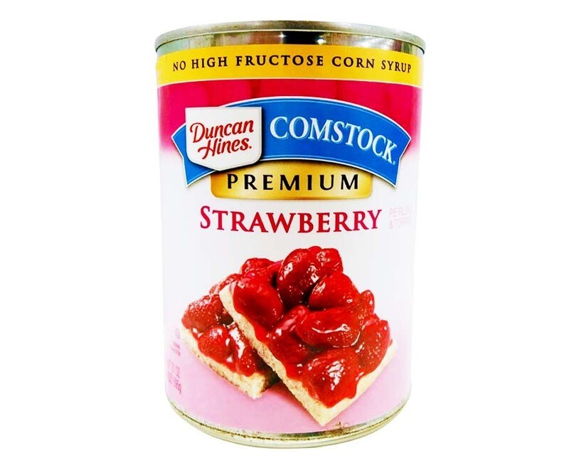 Duncan Hines Comstock Premium Strawberry Pie Filling &amp; Topping 21oz (595g)