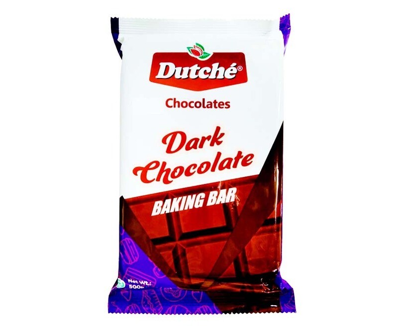 Dutché Chocolates Dark Chocolate Baking Bar 500g