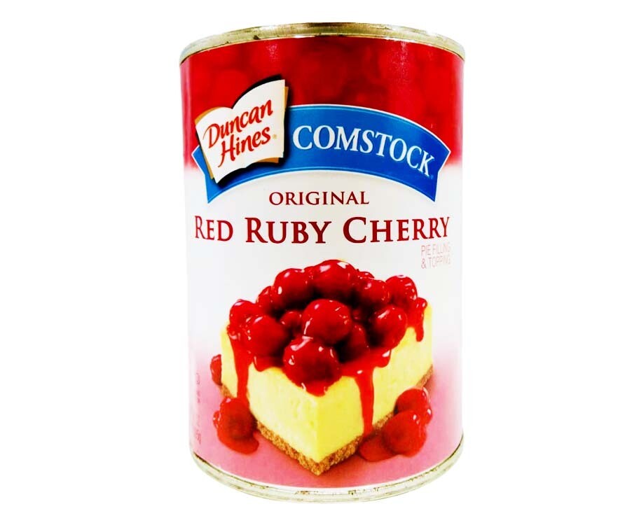 Duncan Hines Comstock Original Red Ruby Cherry Pie Filling &amp; Topping 21oz (595g)