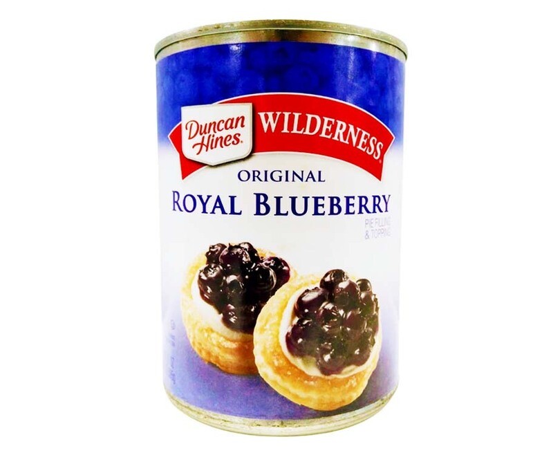 Duncan Hines Wilderness Royal Blueberry Pie Filling &amp; Topping 21oz (595g)