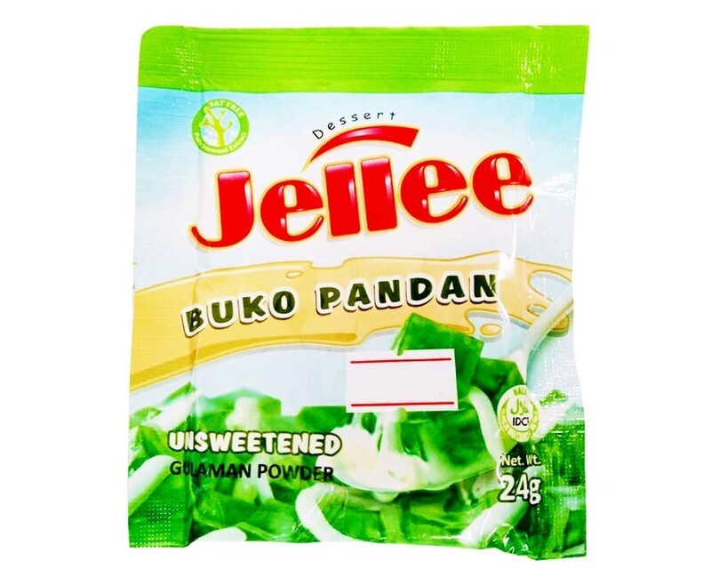 Jellee Dessert Buko Pandan Unsweetened Gulaman Powder 24g