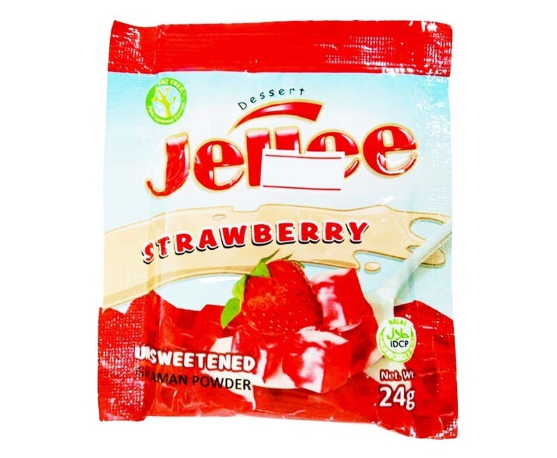 Jellee Dessert Strawberry Unsweetened Gulaman Powder 24g