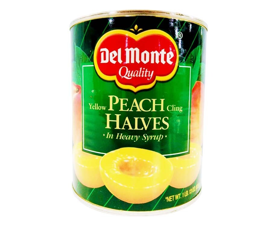 Del Monte Yellow Cling Peach Halves in Heavy Syrup 825g