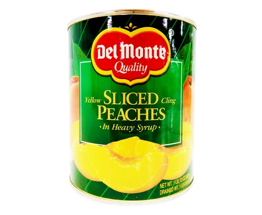 Del Monte Yellow Cling Sliced Peaches in Heavy Syrup 825g