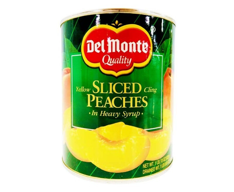 Del Monte Yellow Cling Sliced Peaches in Heavy Syrup 825g