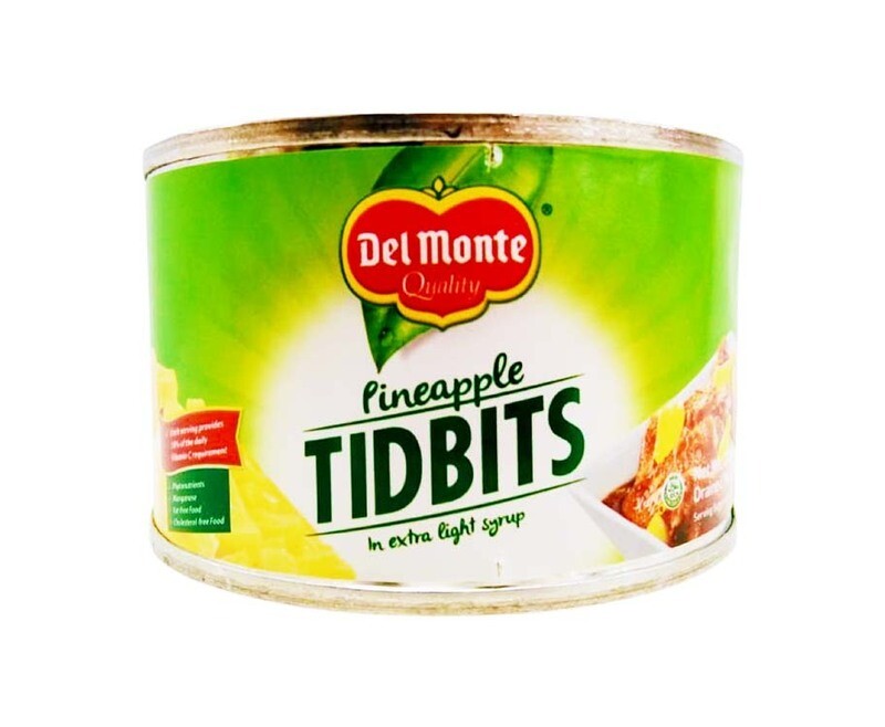 Del Monte Pineapple Tidbits in Extra Light Syrup 227g