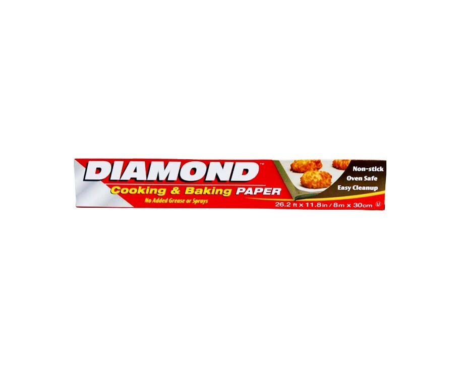 Diamond Cooking &amp; Baking Paper (8m x 30cm)