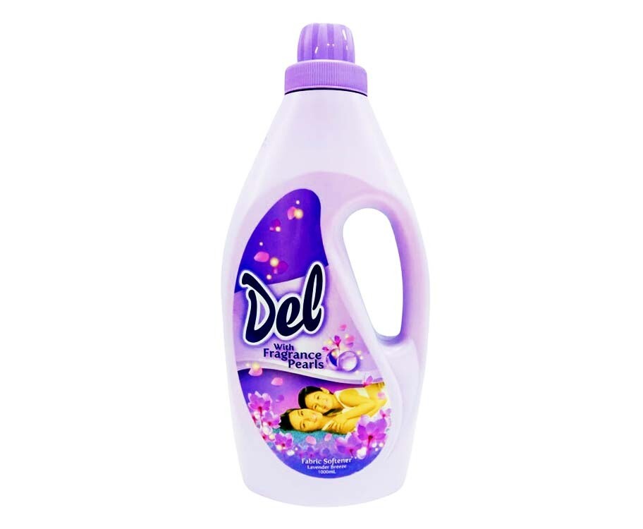 Del with Fragrance Pearls Fabric Softener Lavender Breeze 1000mL