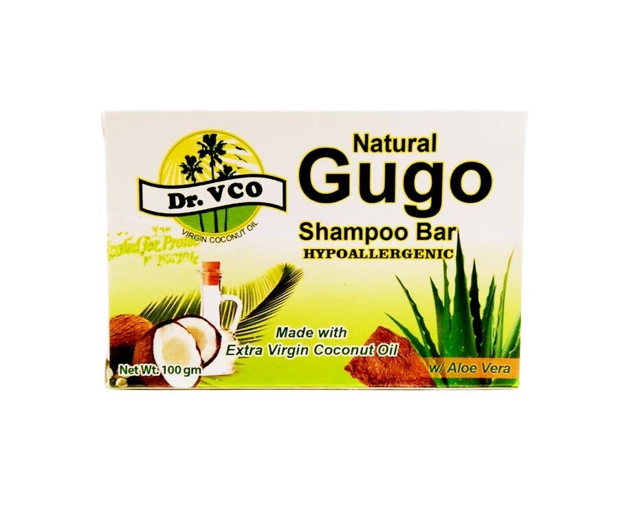 Dr. VCO Natural Gugo Shampoo Bar with Aloe Vera 100g