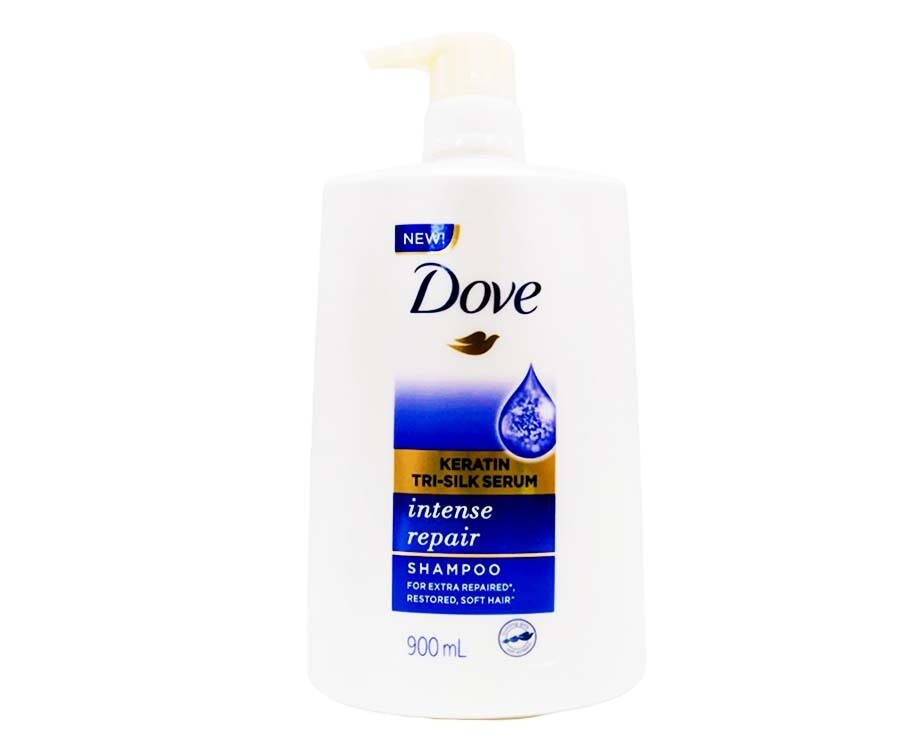 Dove Keratin Tri-Silk Serum Intense Repair Shampoo 900mL