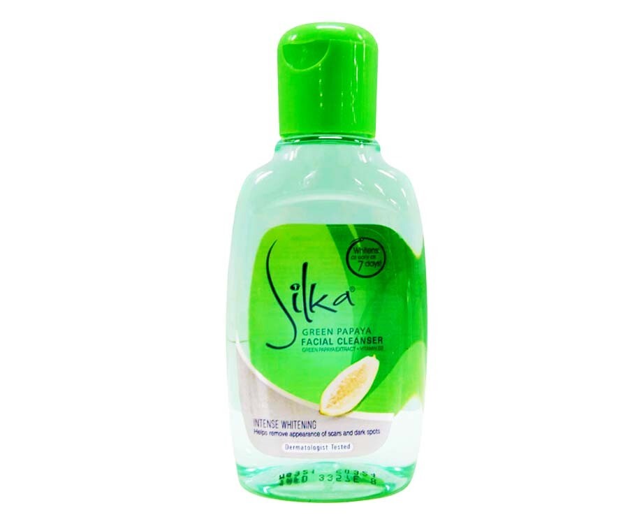 Silka Green Papaya Facial Cleanser Intense Whitening 75mL