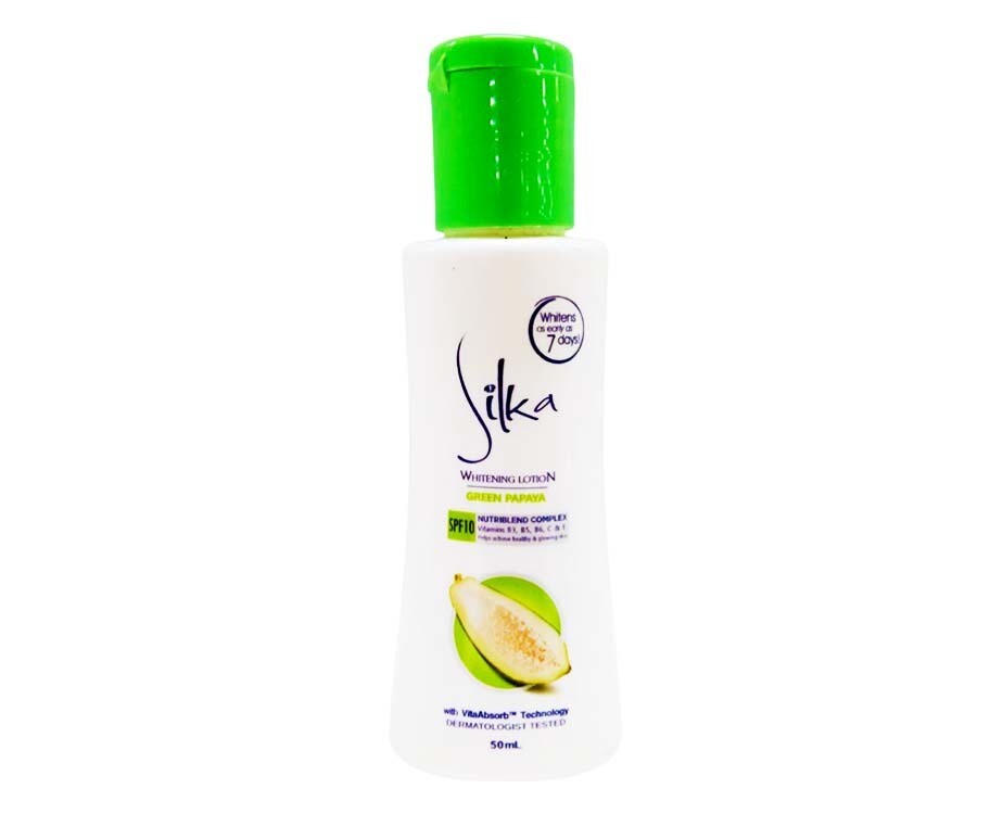 Silka Whitening Lotion Green Papaya SPF10 50mL