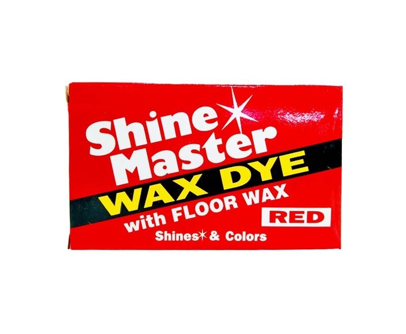 Shine Master Wax Dye with Floor Wax Red 375g