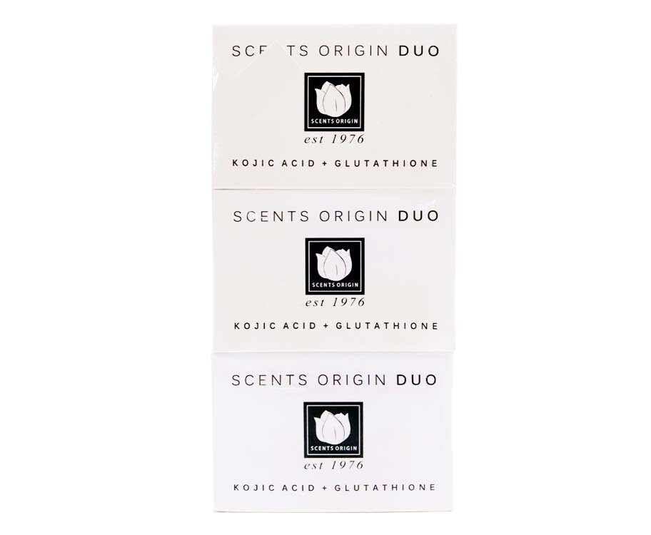 Scents Origin Duo Kojic Acid + Glutathione (3 Packs x 135g)