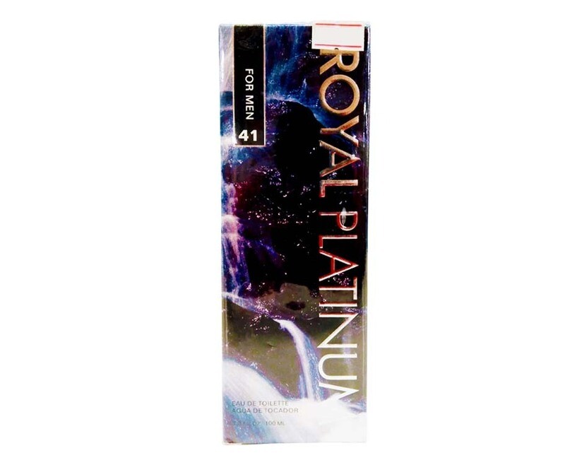 Royal Platinum Cool Water Eau de Toilette Perfume For Men 41 100mL