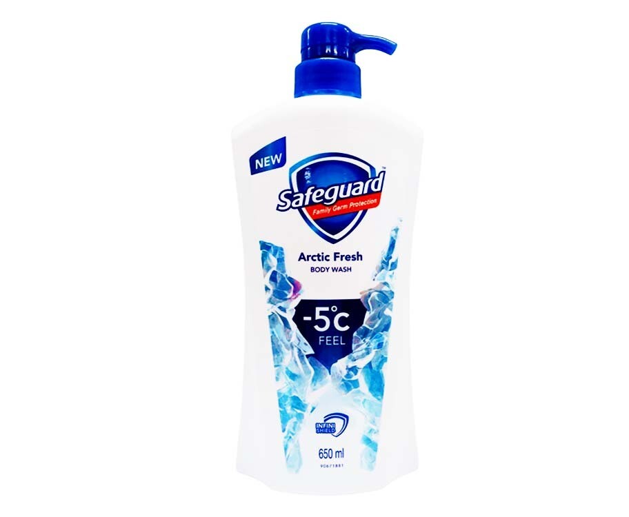 Safeguard Family Germ Protection Arctic Fresh ​-5°C​ Body Wash 650mL