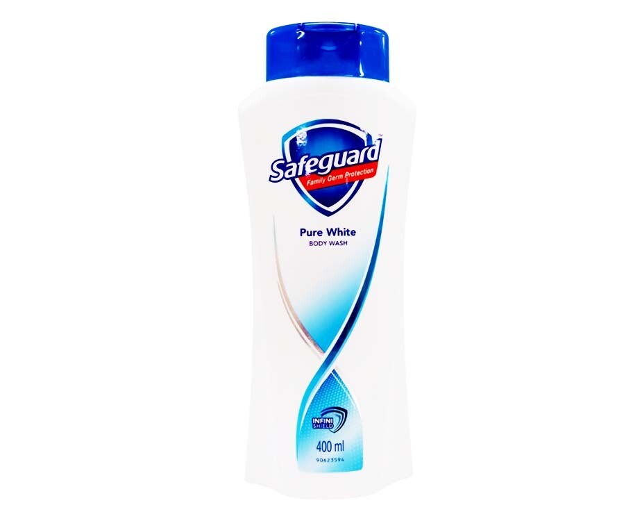 Safeguard Family Germ Protection Pure White Body Wash 400mL