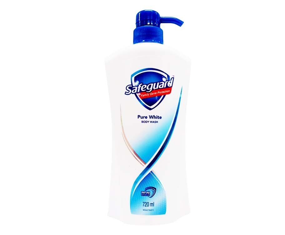 Safeguard Family Germ Protection Pure White Body Wash 720mL
