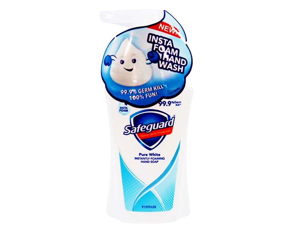 Safeguard Family Germ Protection Pure White Instantly Foaming Hand Soap 225mL