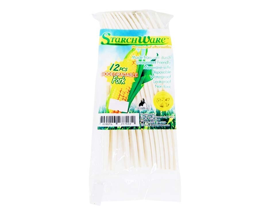 StarchWare Biodegradable Fork 12 Pieces