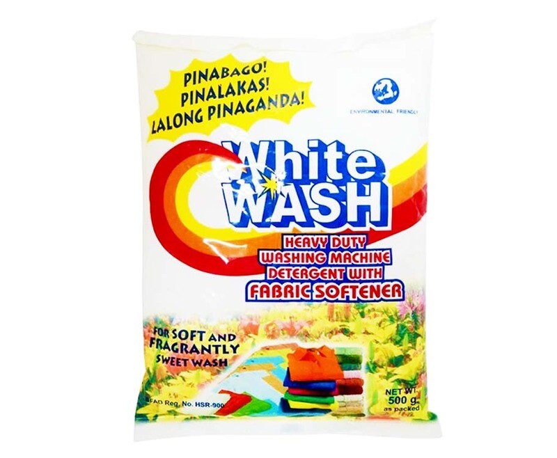 White Wash Heavy Duty Washing Machine Detergent with Fabric Softener 500g