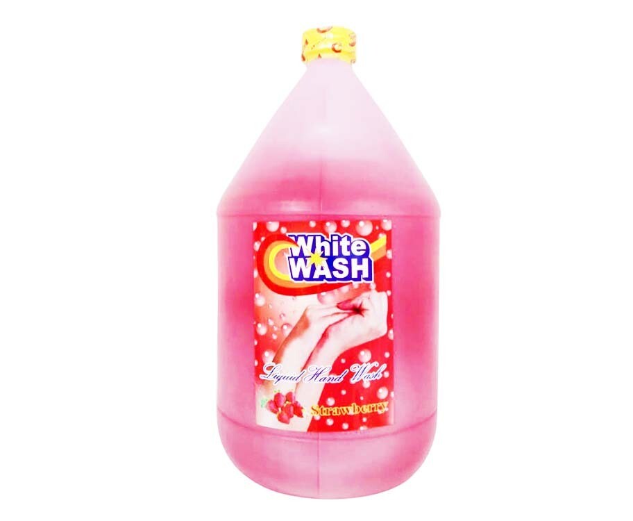 White Wash Liquid Hand Wash Strawberry 1 Gallon