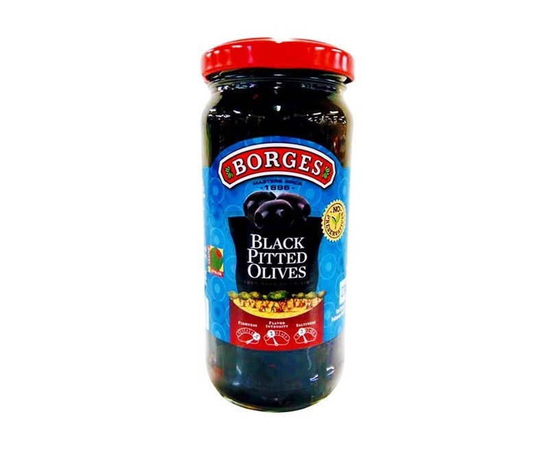 Borges Black Pitted Olives 230g