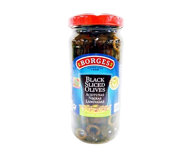 Borges Black Sliced Olives 120g