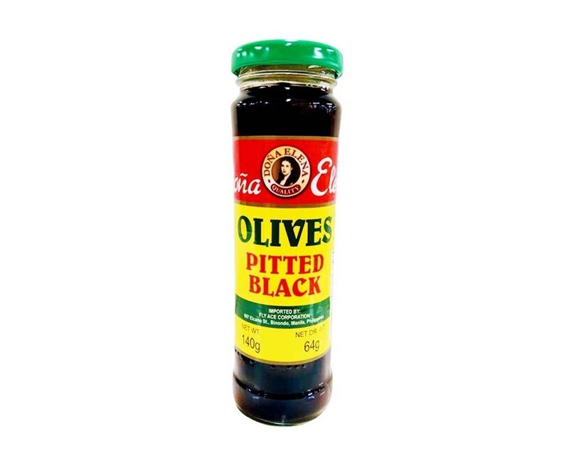 Doña Elena Olives Pitted Black 140g