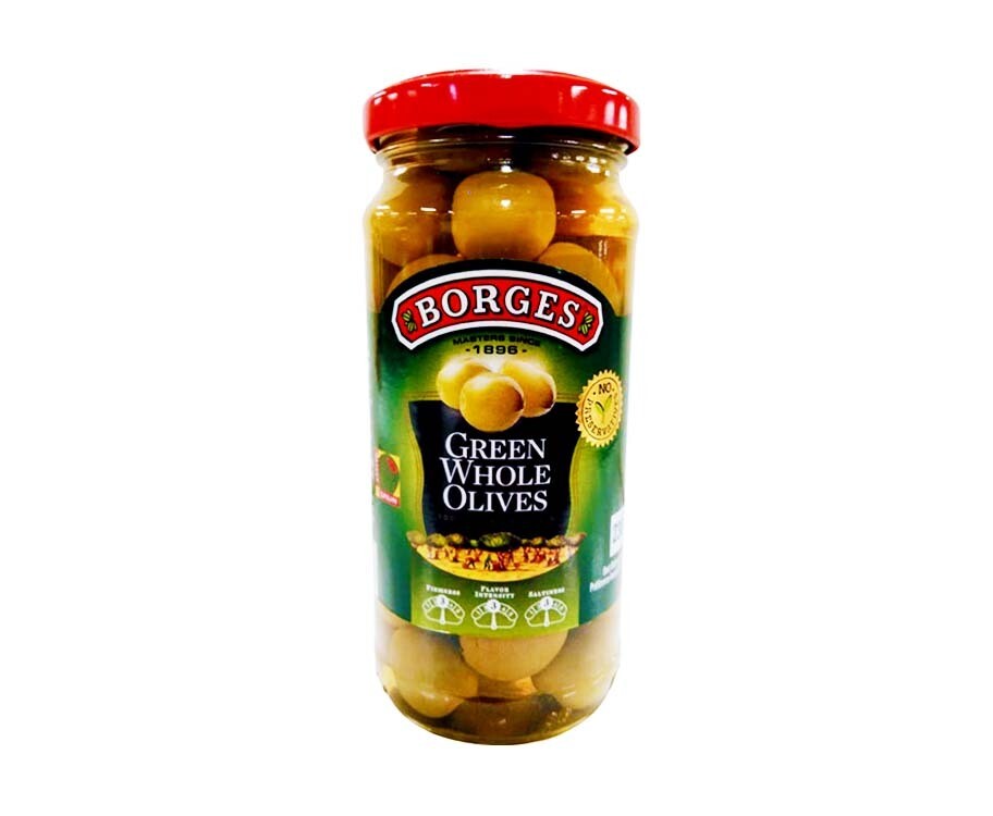 Borges Green Whole Olives 230g