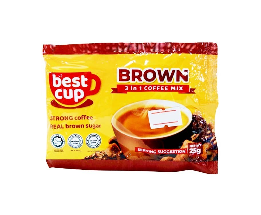 Best Cup Brown 3in1 Coffee Mix 25g
