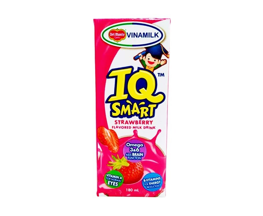 Del Monte VinaMilk IQ Smart Strawberry Flavored Milk Drink 180mL