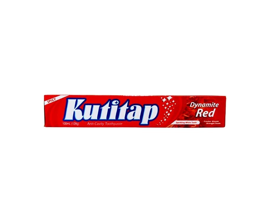 Kutitap Anti-Cavity Toothpaste Sparkling White Teeth Dynamite Red 100ml(128g)