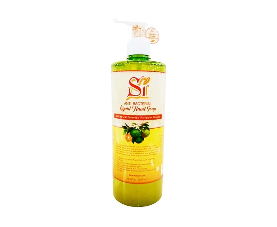 Si Anti-Bacterial Liquid Hand Soap with Natural Dalandan (Philippine Orange) 500mL