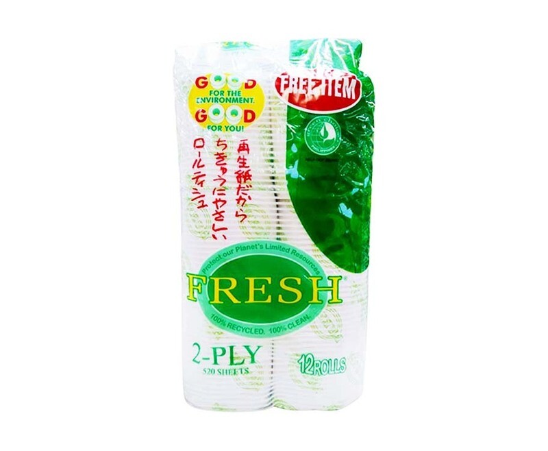 Fresh Environmental Tissue 2-Ply 520 Sheets 12 Rolls