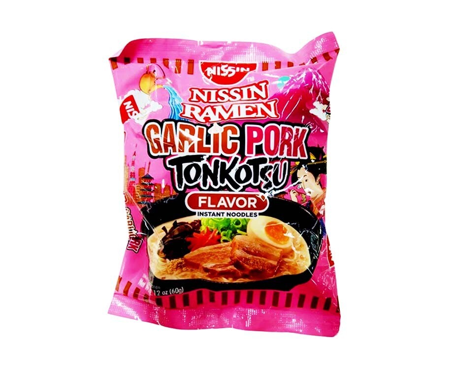 Nissin Ramen Garlic Pork Tonkatsu Flavor 60g