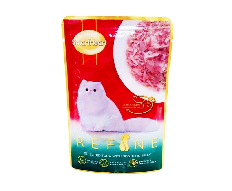 SmartHeart Define Selected Tuna with Bonito in Jelly 70g