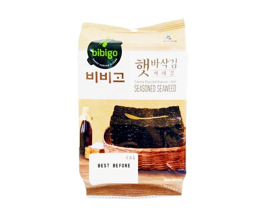 Bibigo Savory Roasted Korean-Style Seasoned Seaweed 5g