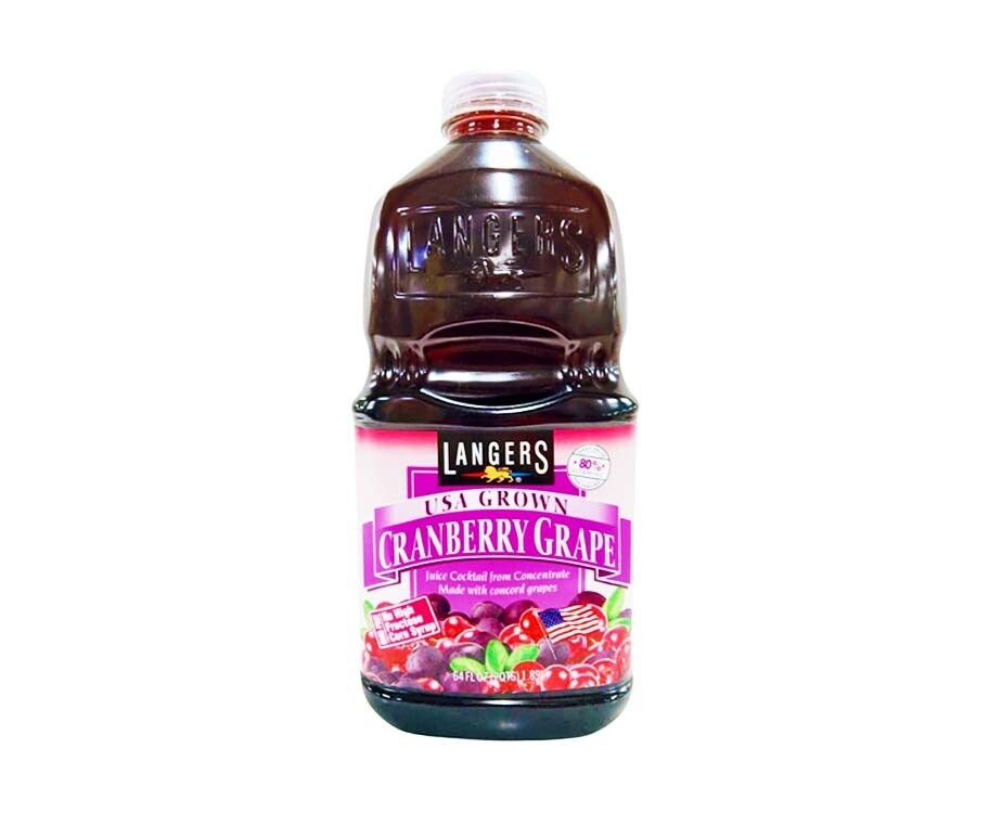 Langers USA Grown Cranberry Grape 1.89L