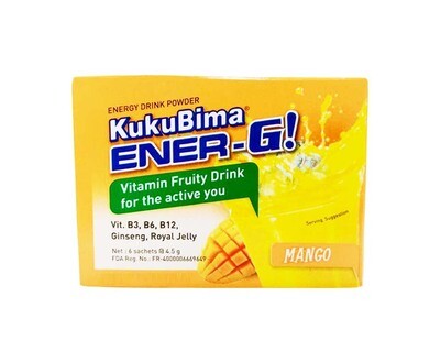 KukuBima Ener-G! Original Mango Drink Powder 24g