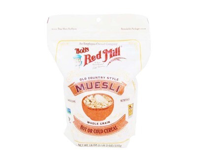 Bob's Red Mill Old Country Style Muesli Whole Grain Hot or Cold Cereal 510g