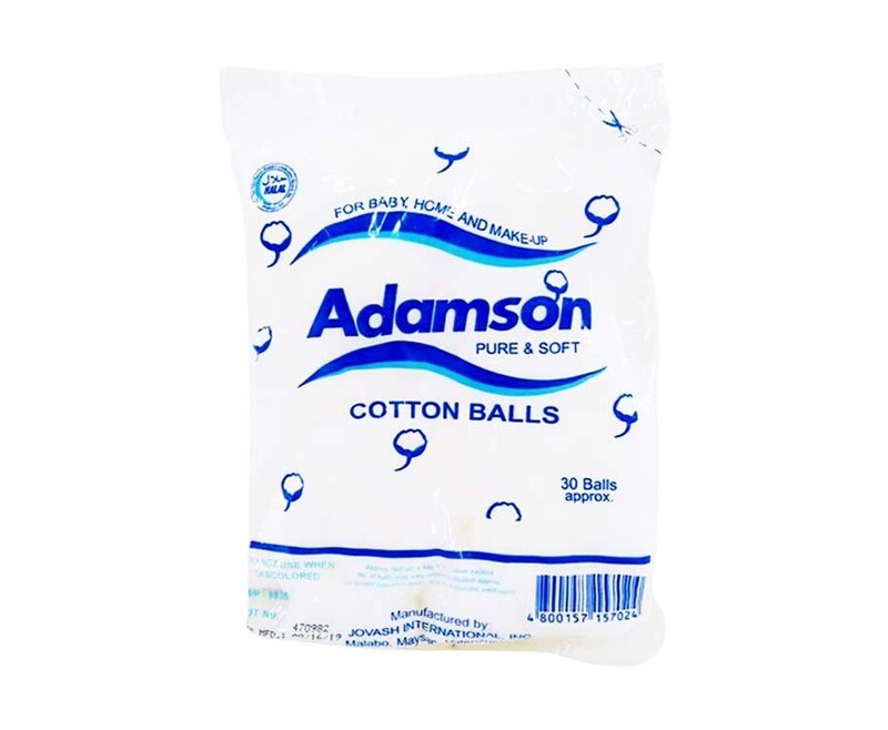 Adamson Pure &amp; Soft Cotton Balls Approx. 30 Balls